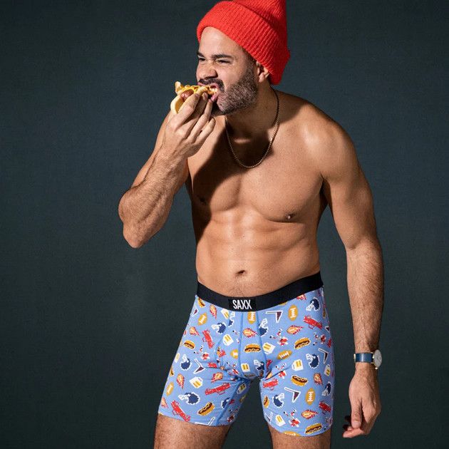  Ultra Super Soft Boxer Brief / Football Gamer- Blue , Color: FGU, Size: S