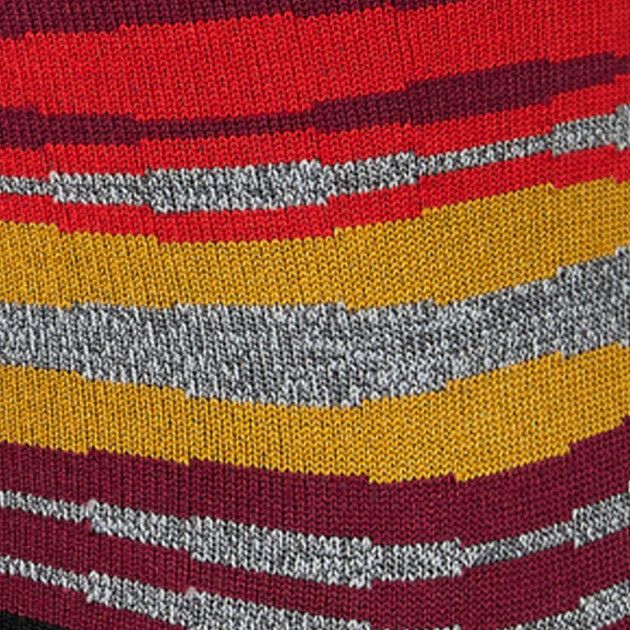  Whole Package Crew Socks / Hot Stuff Stripe- Multi , Color: HSM