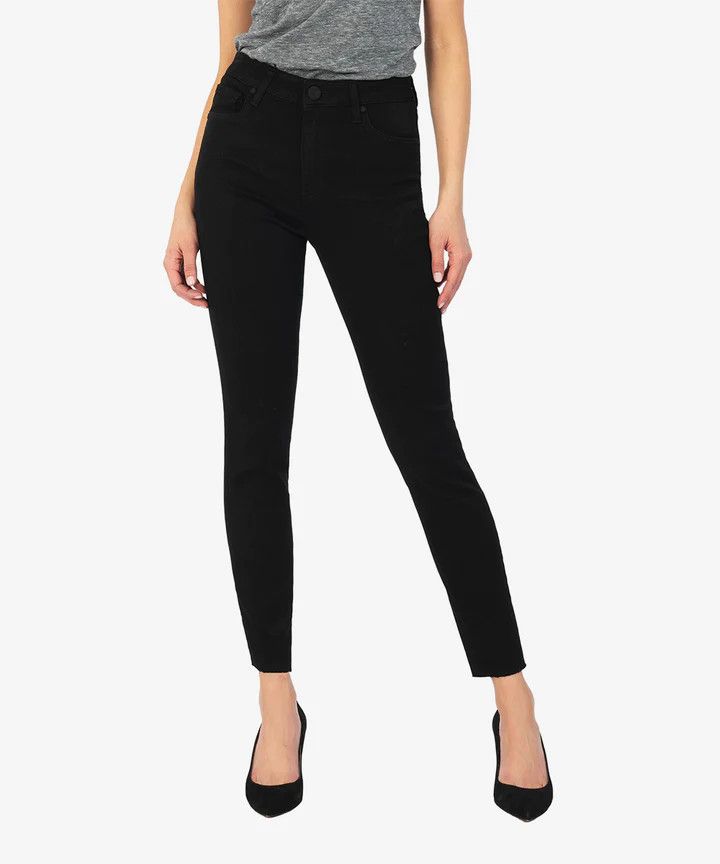 Donna High Rise Ankle Skinny KP0934MB3, Size: 2