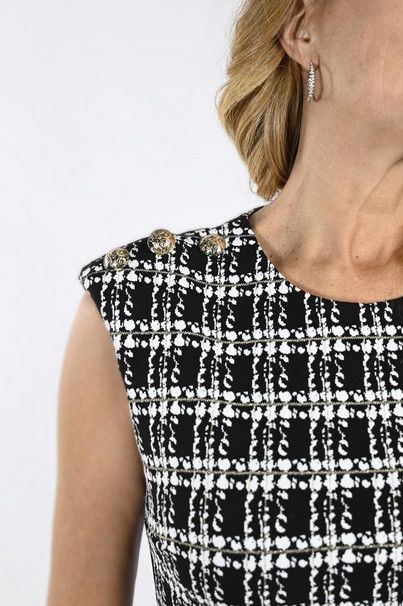 Dress 233310, Color: Black/White, Size: 4