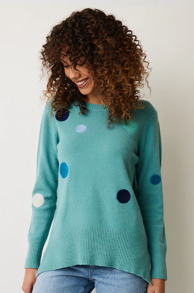 Dotty Dot High/Low Tunic 15682, Color: 001 Black, Size: S