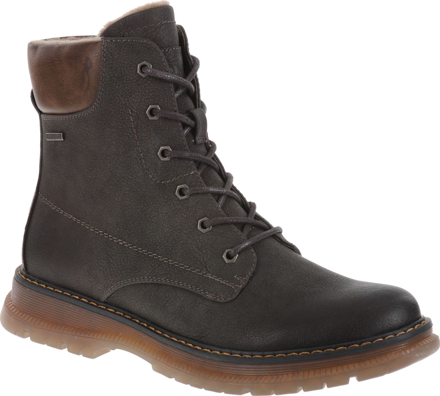 Men's Patton 01 Waterproof Boot R739501, Color: Brown Tumbled, Size: 41
