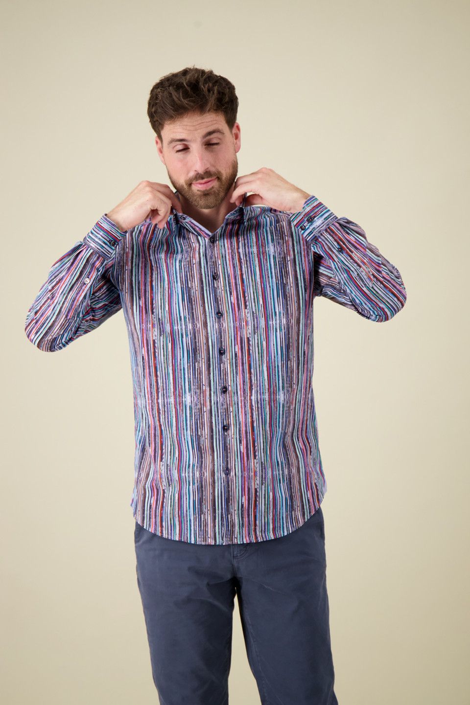 Long Sleeve Record Covers Shirt 27.009.073, Size: M