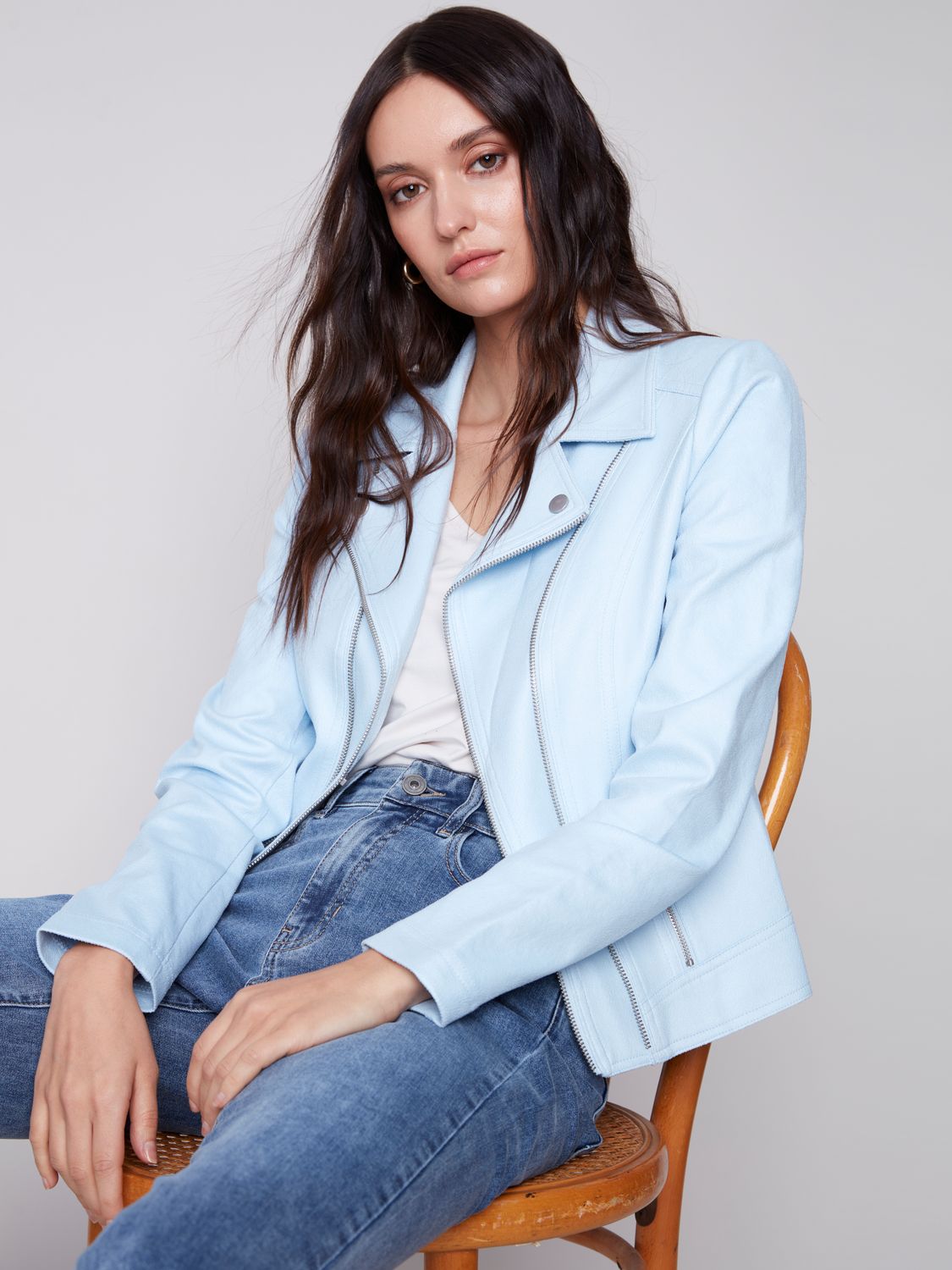 Motto Jacket C6306/704B, Color: Sky, Size: XS