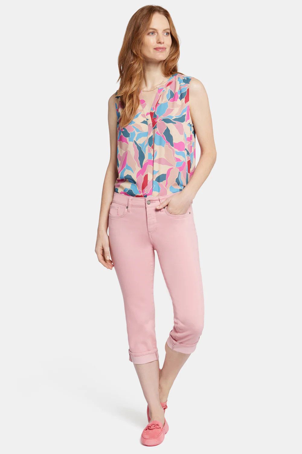 Marilyn Crop Cuff Pants MCWDCR2389-APHRO, Color: Aphrodite, Size: 0