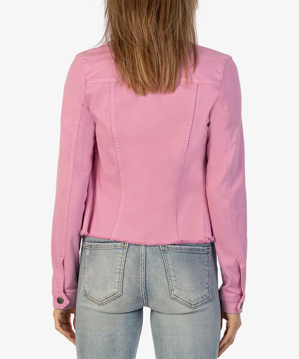 Kara Denim Jacket KJ0314MA8-LVNDR, Color: Lavender, Size: S