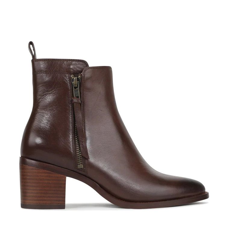 Ciara Leather Ankle Boot , Color: Black, Size: 36