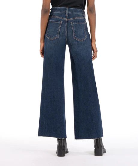 Meg High Rise Fab Ab Wide Leg Raw (Exhibited Wash) KP1516MD7, Size: 2