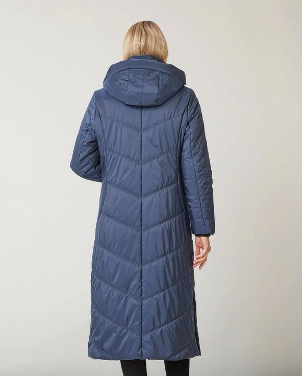Ina Long Coat  1271 - Midnight Blue, Color: 68, Size: 38