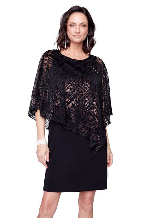 Dress With Overlay 33394, Color: Bronze, Size: XS