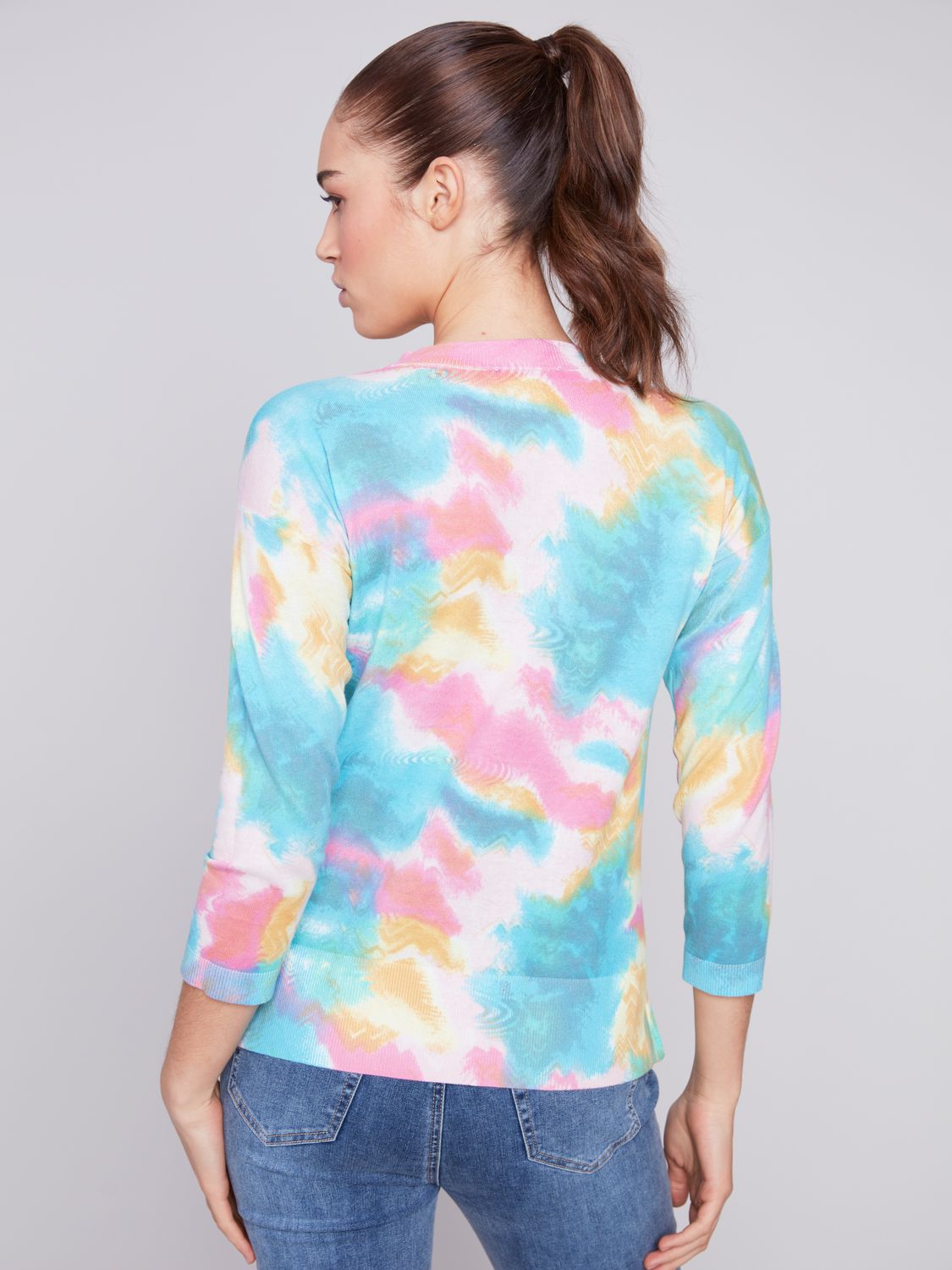 Reversible Lightweight Sweater C2632/261B, Color: Multicolor, Size: XS