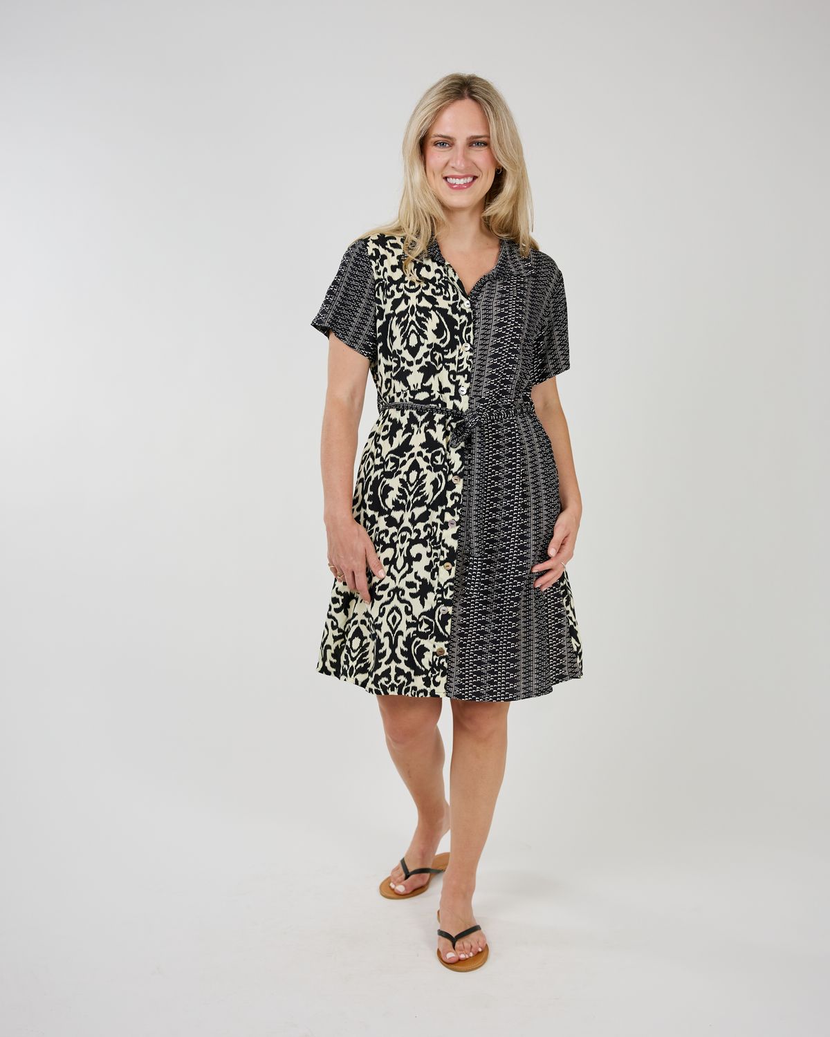 Novelie Dress 5272, Color: Black MIx, Size: XS