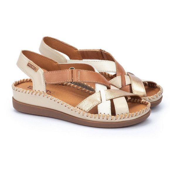 CADAQUES Leather Sandals W8K-0741C2, Size: 36