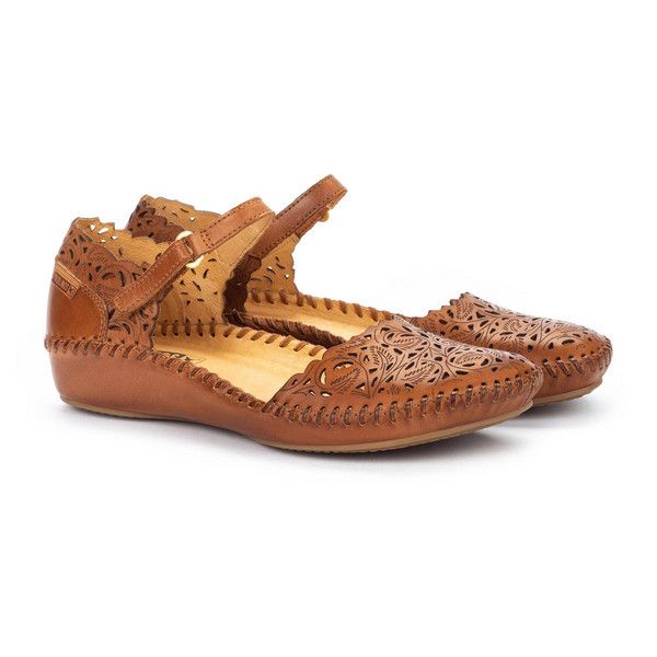 PUERTO VALLARTA Sandals 655-0906, Color: Brandy, Size: 36