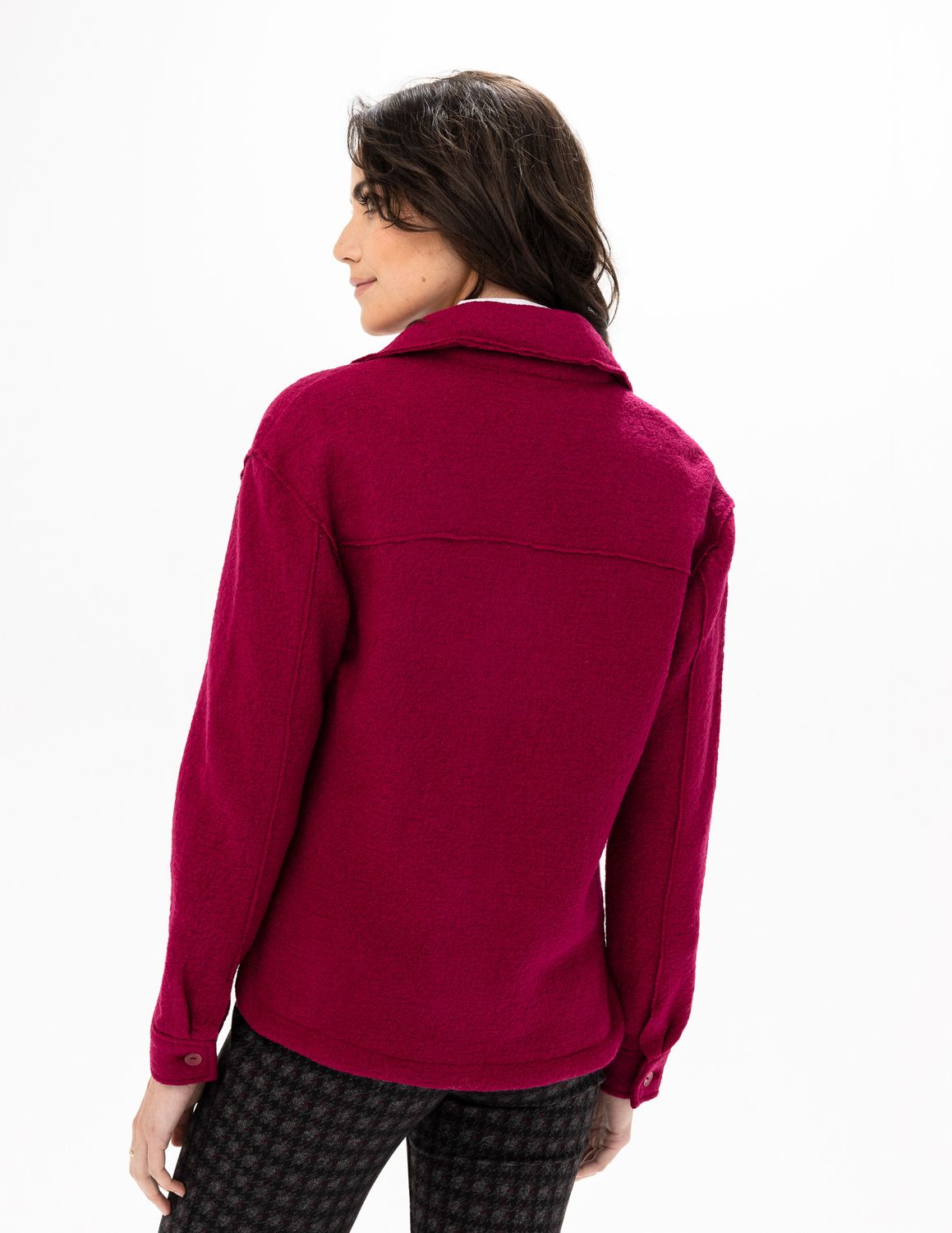 Knit Jacket R3830 E2156, Color: Chocolate, Size: XS