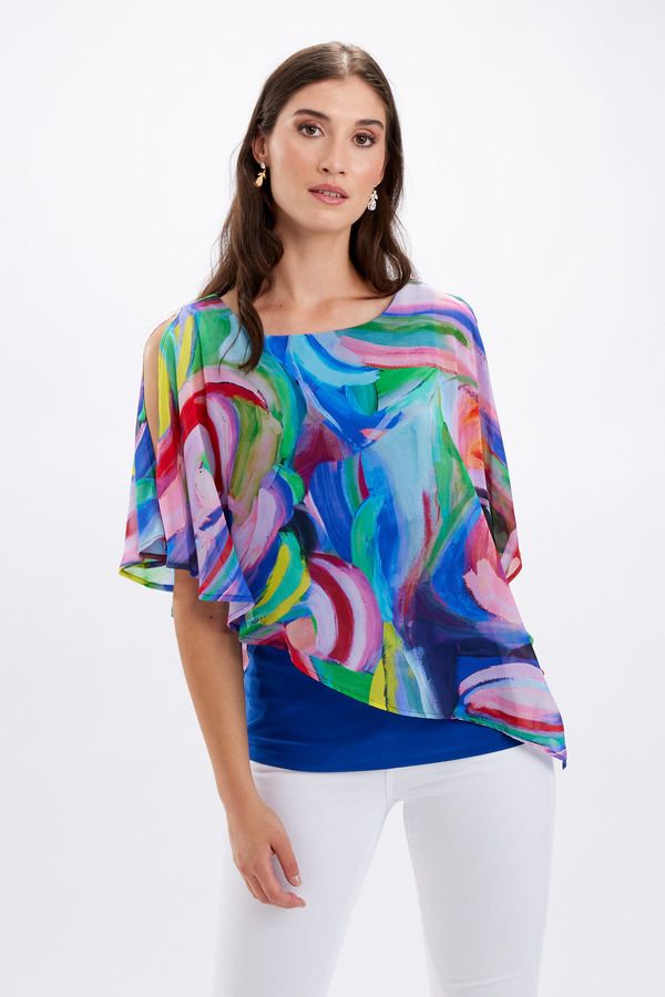 Multi-coloured Top Style 246374, Size: 8