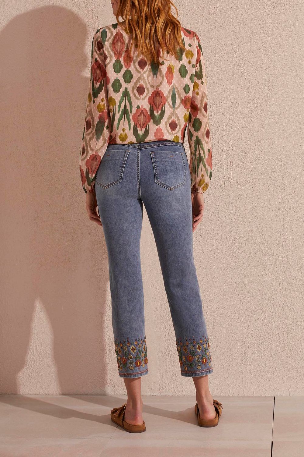 Audrey Pull On Embellished Ankle Jean 5462O-2020, Color: Dark Vintage, Size: 4