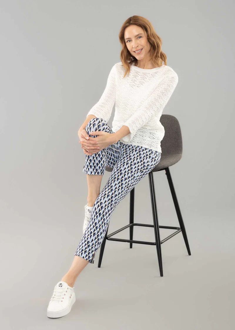 Miracle 22" Sweater With Camisole 1131498, Color: White, Size: XS