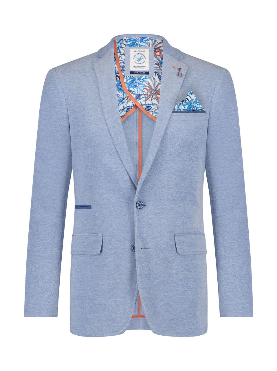 Pique Blazer 28.101, Color: Blue, Size: 40