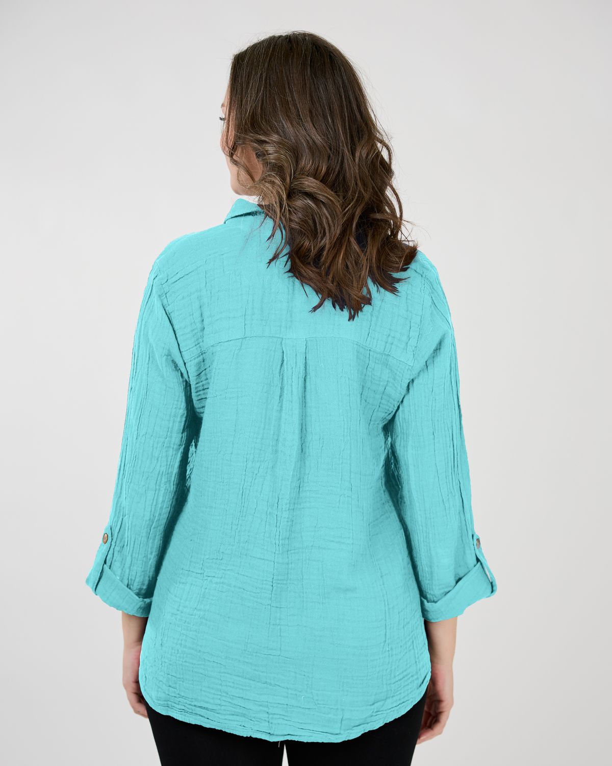 Kesha Top 774, Color: Aqua, Size: XS