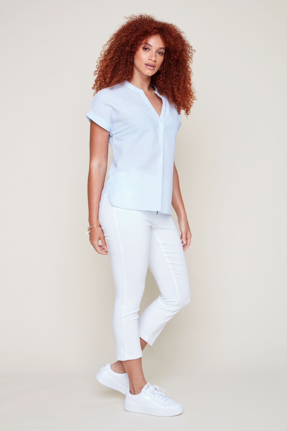 Woven Blouse R5102 991, Color: Celeco, Size: XS