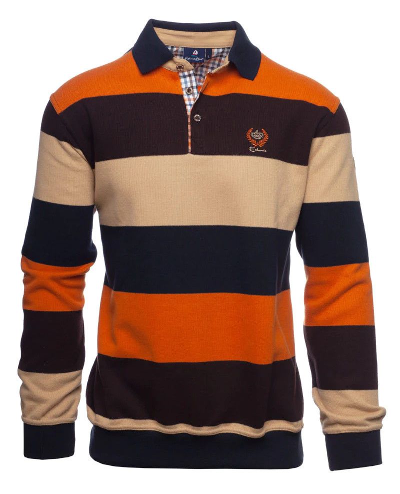 Long Sleeve Polo Shirt 9029-7, Size: M