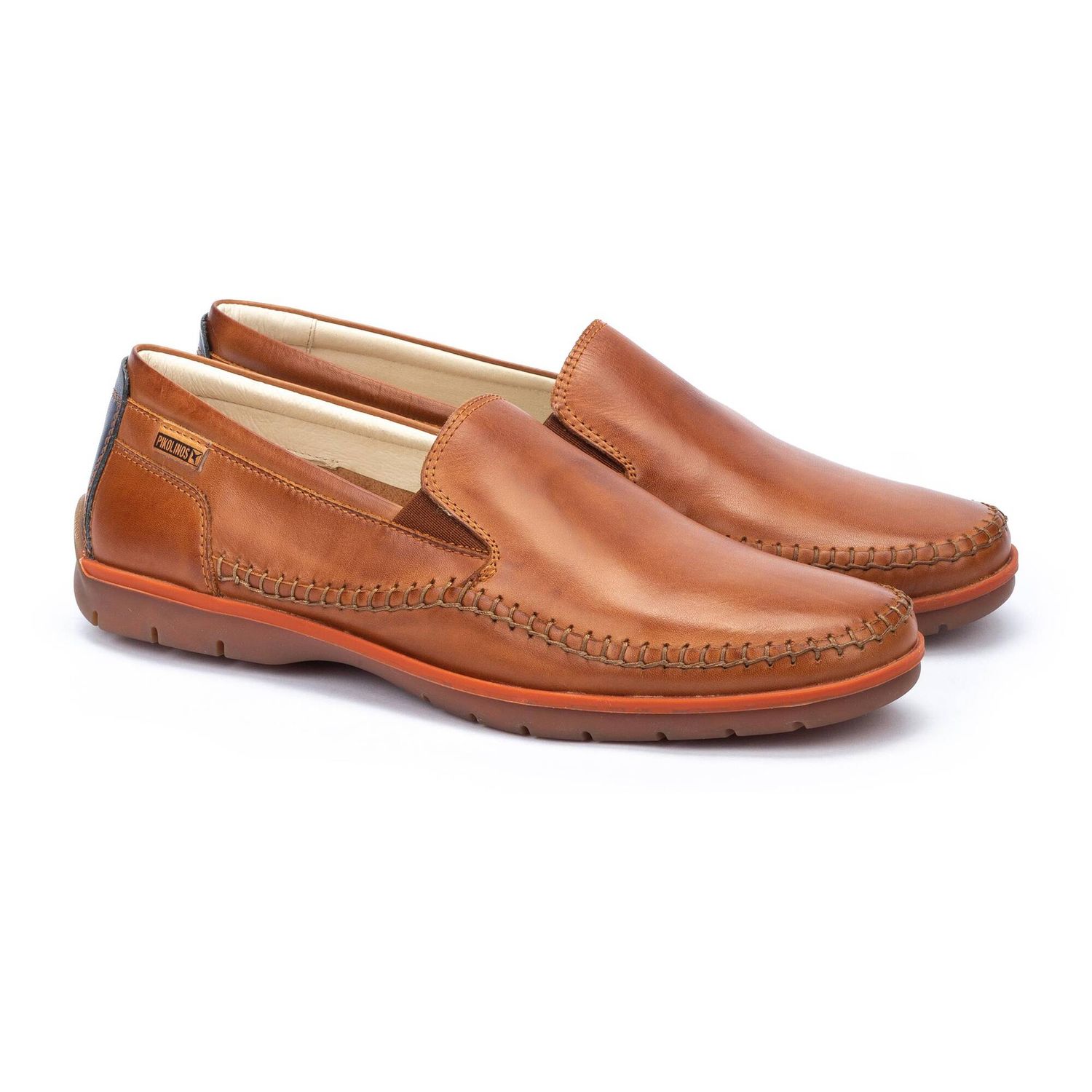 Marbella M9A-3111 Leather Shoe, Color: Brandy, Size: 41