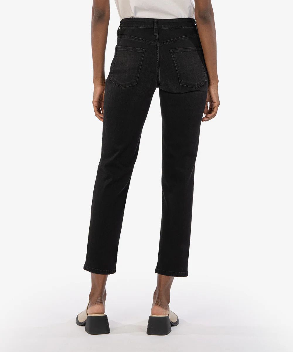 Rachael High Rise Fab Ab Mom Jean KP1583MA6, Color: Black, Size: 0