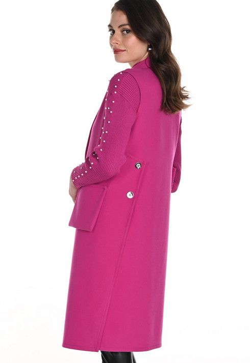 Knit Vest 243616, Color: Fuchsia, Size: 8