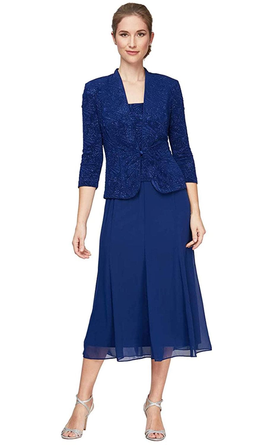 3 Piece Dress 125256, Color: Electric Blue, Size: 10
