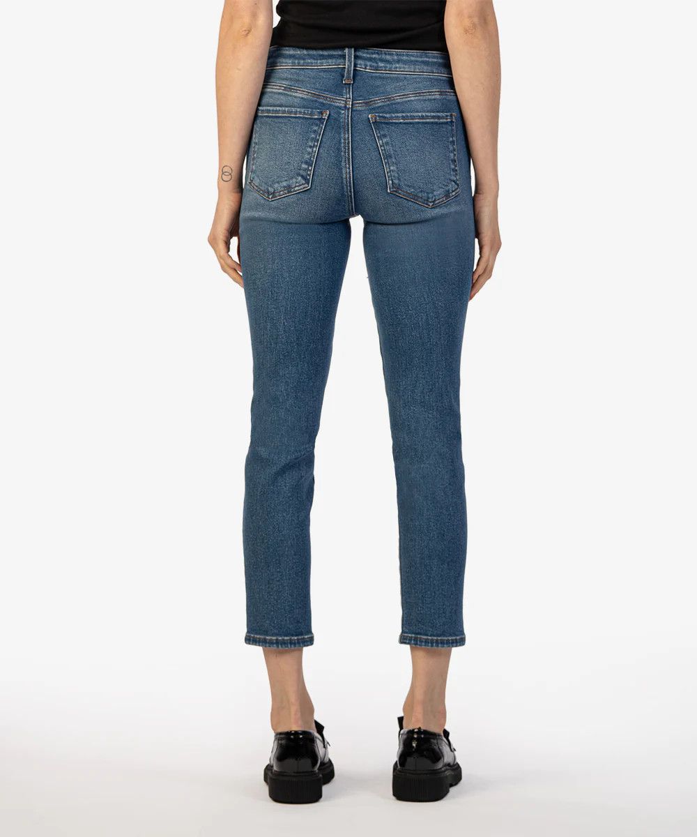 Catherine High Rise Crop Striaght KP1788MA4, Size: 2