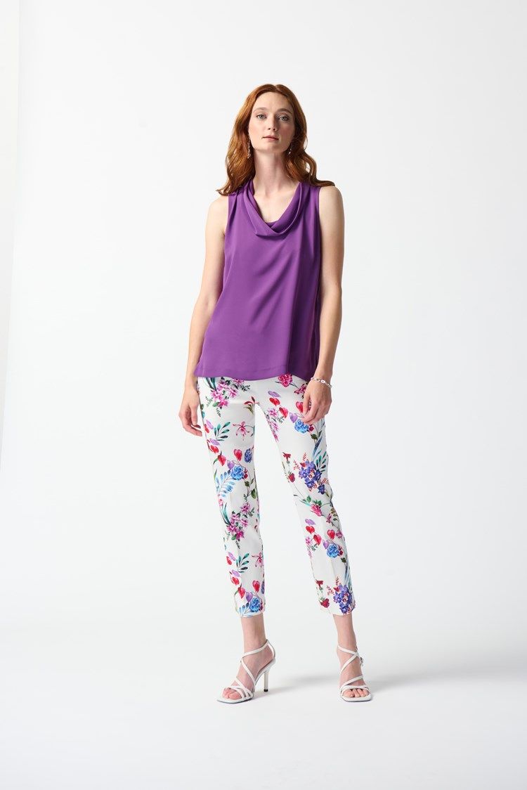 Georgette Sleeveless Top 242083 , Color: Moonstone, Size: 8