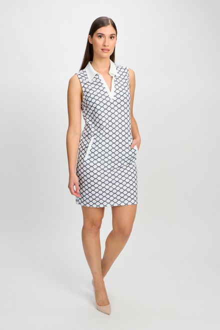 Polo Harlequin Mini Dress Style 80016-6100, Color: Navy/White, Size: XS