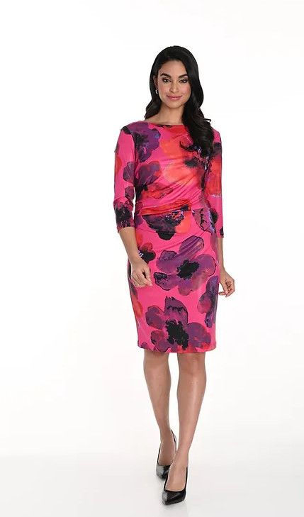 Fuchsia/Purple/Multi Dress Style 243289, Size: 8