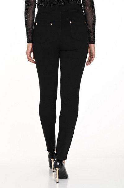 Black Knit Pant 243442U, Color: Black, Size: S
