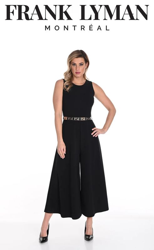 Black Belted Jumpsuit 243315