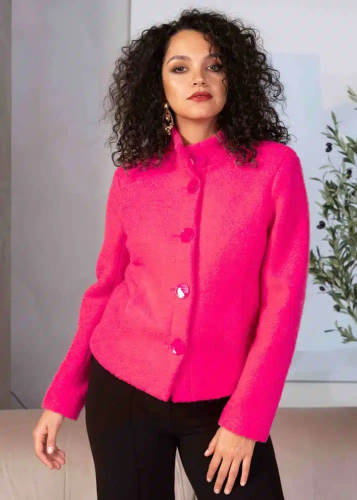 Jacket A44135, Color: Fuchsia, Size: XS