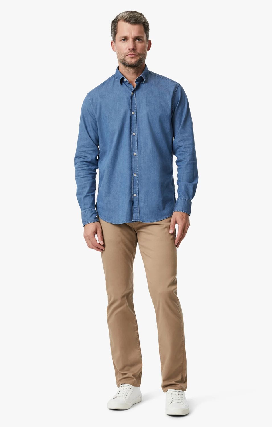 Denim Shirt H0210905-86601, Color: Light, Size: M
