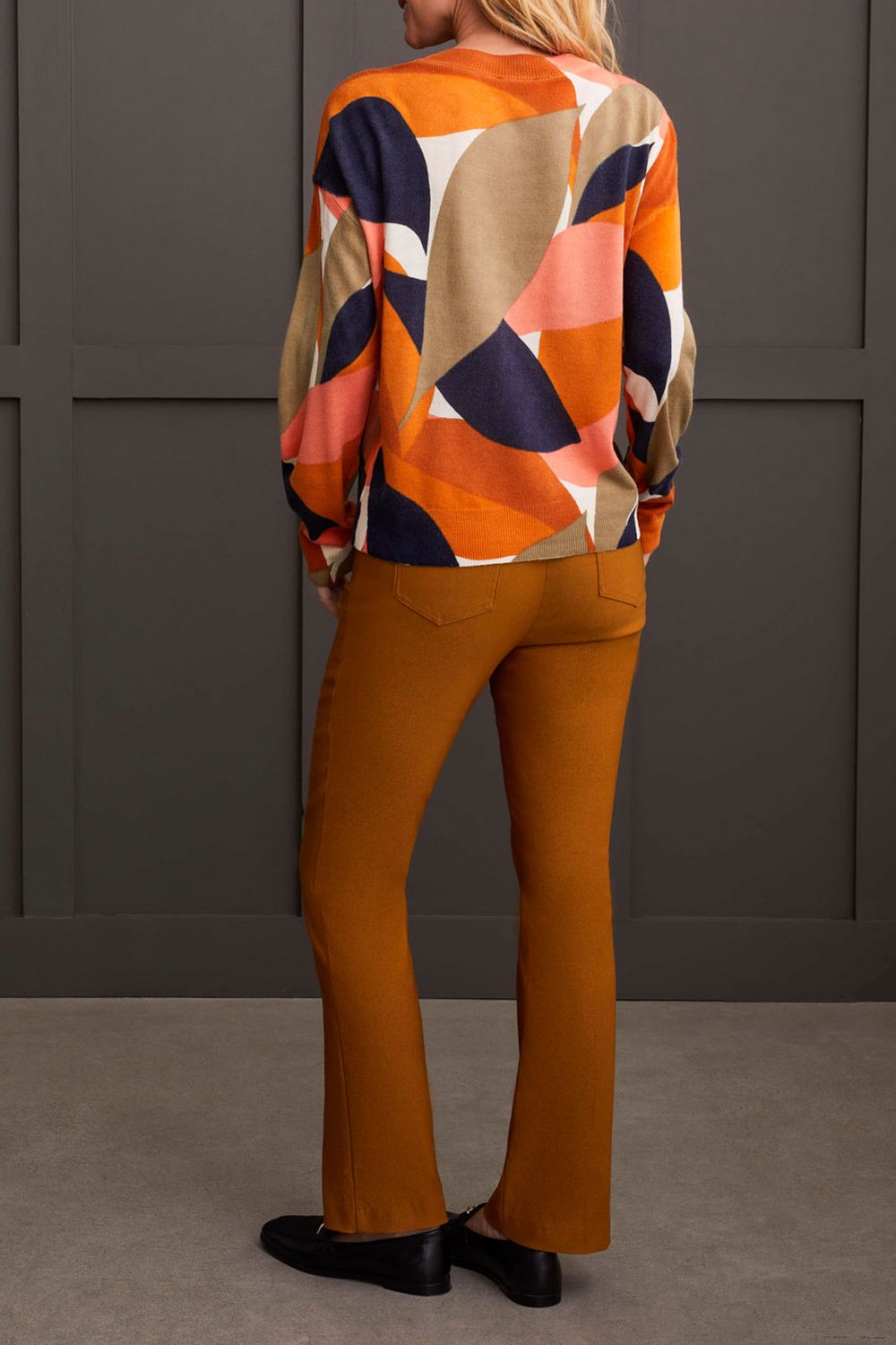 Crew Neck Sweater 1894O/8009, Color: Desert Sun, Size: S