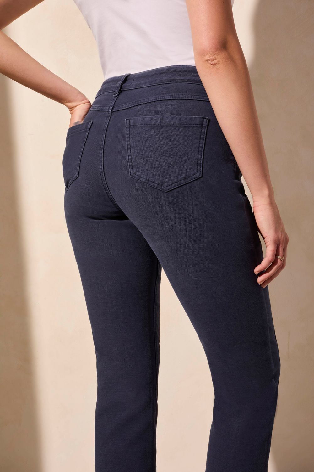 Pull On Capri With Side Leg Inserts 2031O-3909, Color: Jet Blue, Size: 6