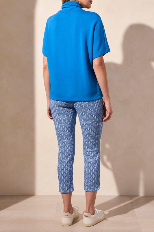 Pull On Capri With Rounded Slits 1769O/8094