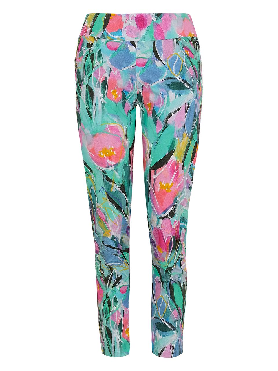 Knit Pants 25664, Color: Multi, Size: S