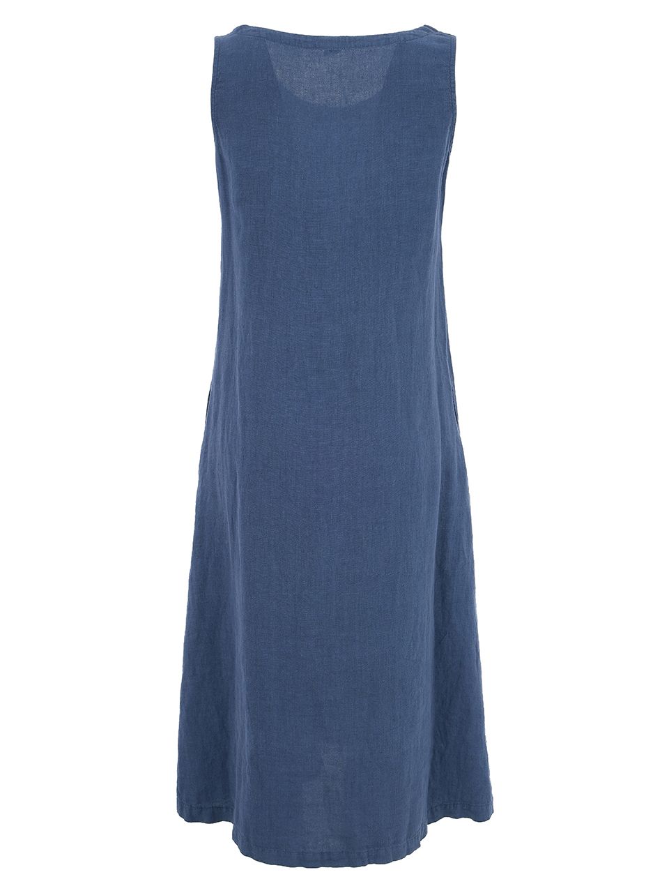 Linen Dress 25234, Color: Indigo, Size: S