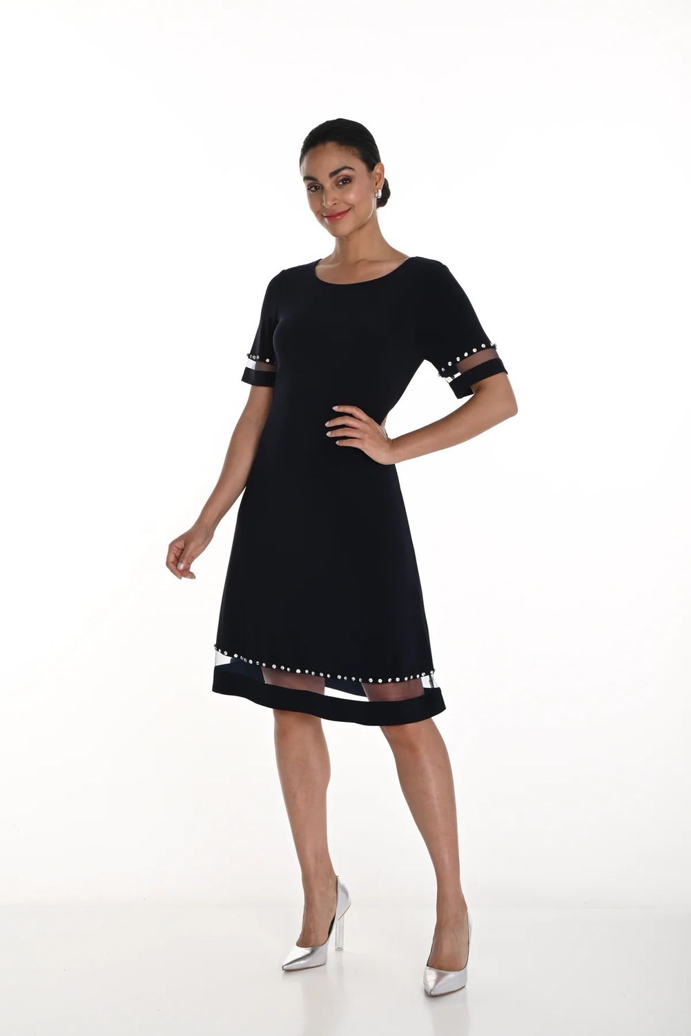 Knit Dress 258713U, Color: Navy, Size: S