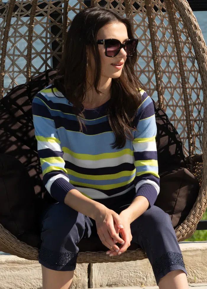 Striped Sweater A45535, Size: S