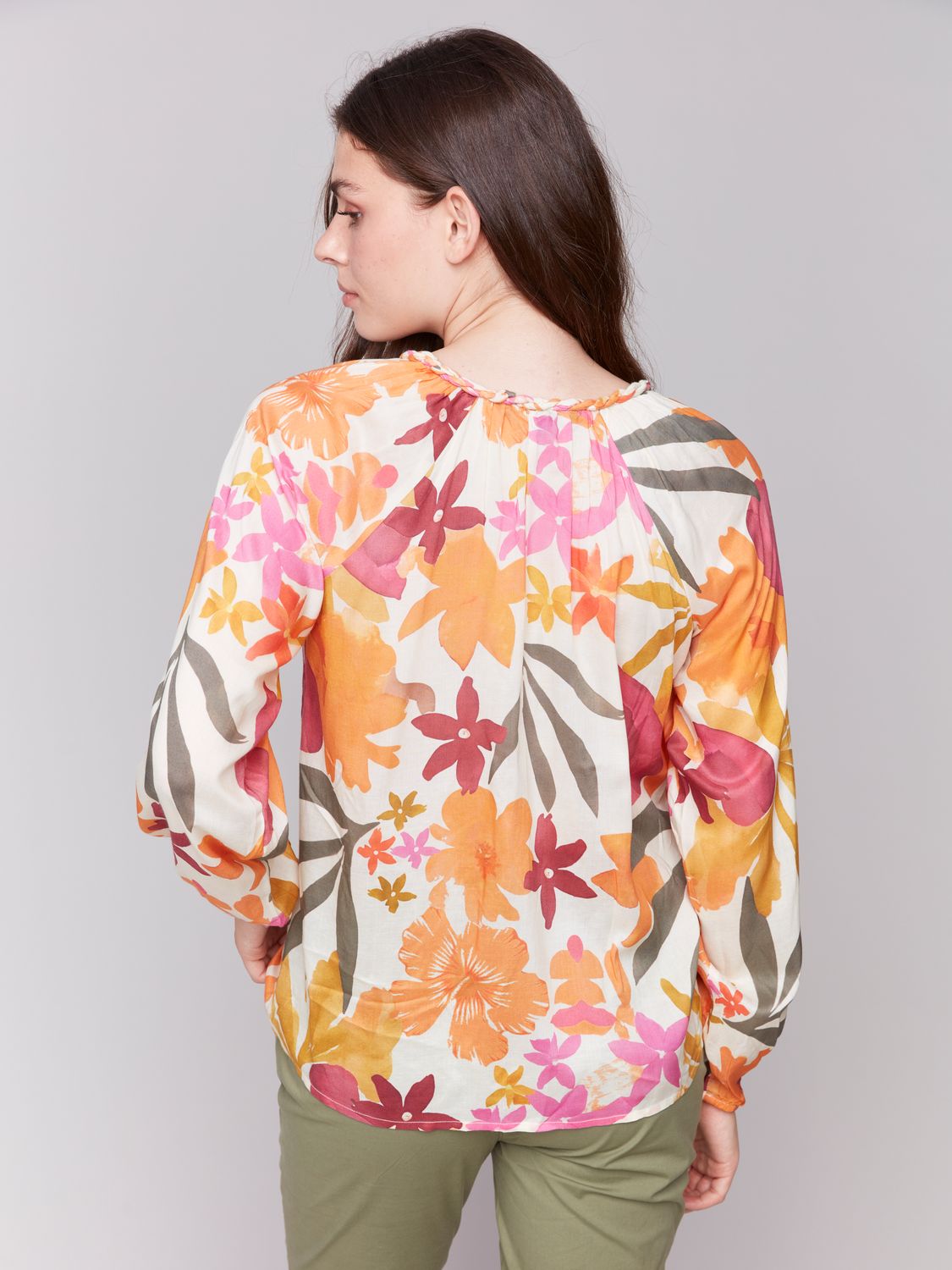 Raglan Sleeve Blouse C4570D/144C, Color: Azure, Size: XS