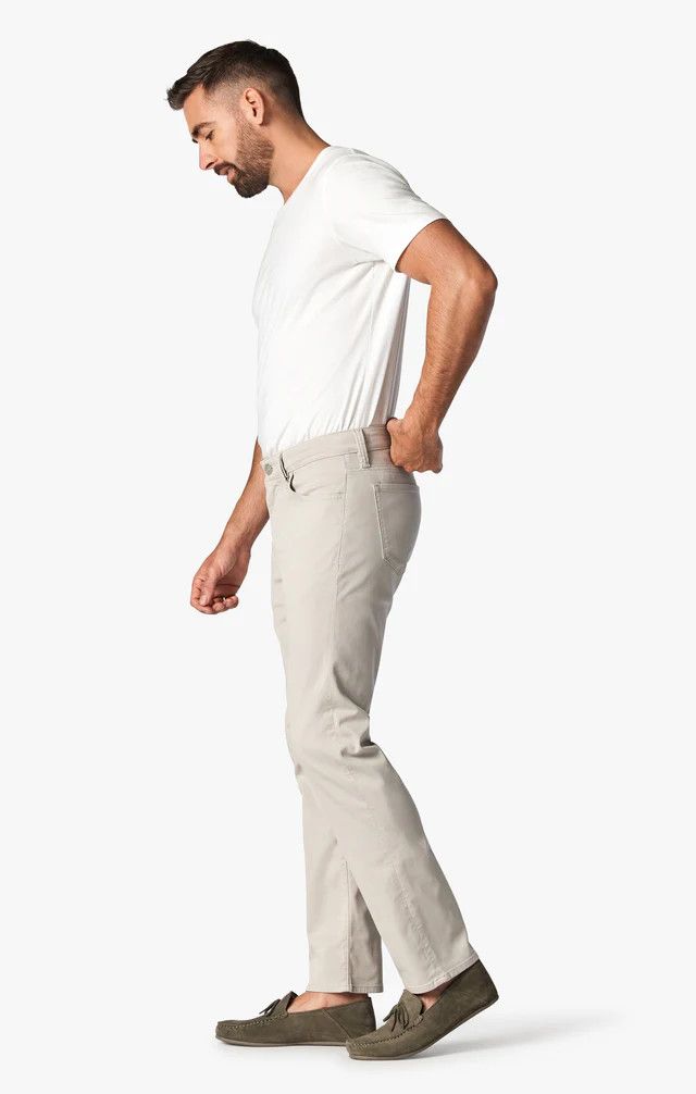 Courage Straight Leg Pants In Oyster Summer Coolmax, Size: 30