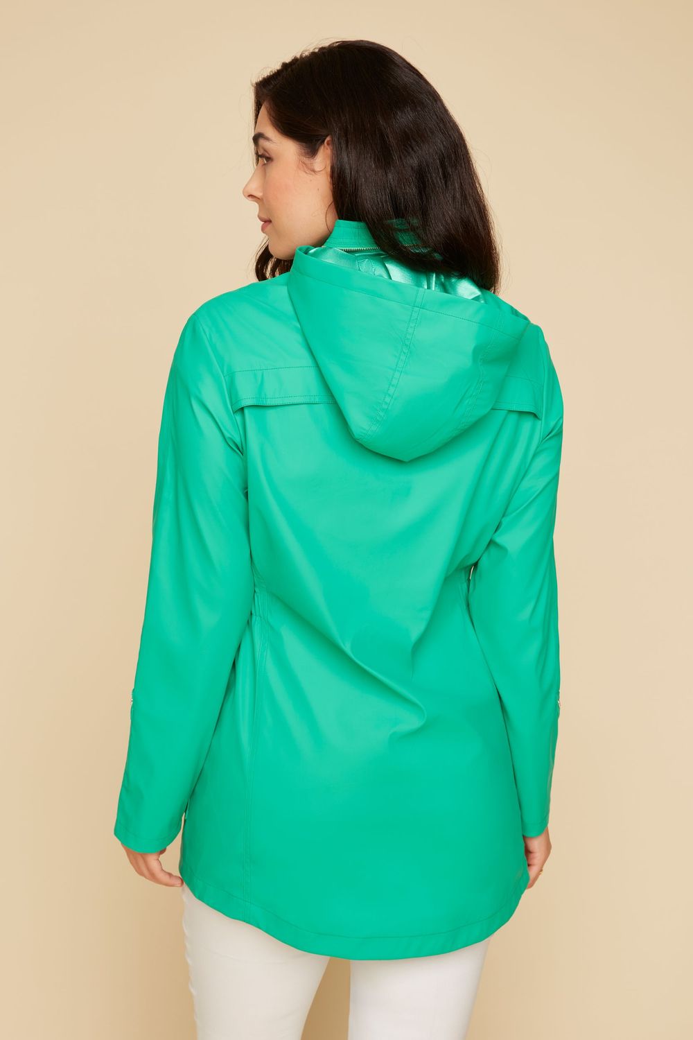 Woven Jacket R3859L E2183, Color: Jade, Size: S