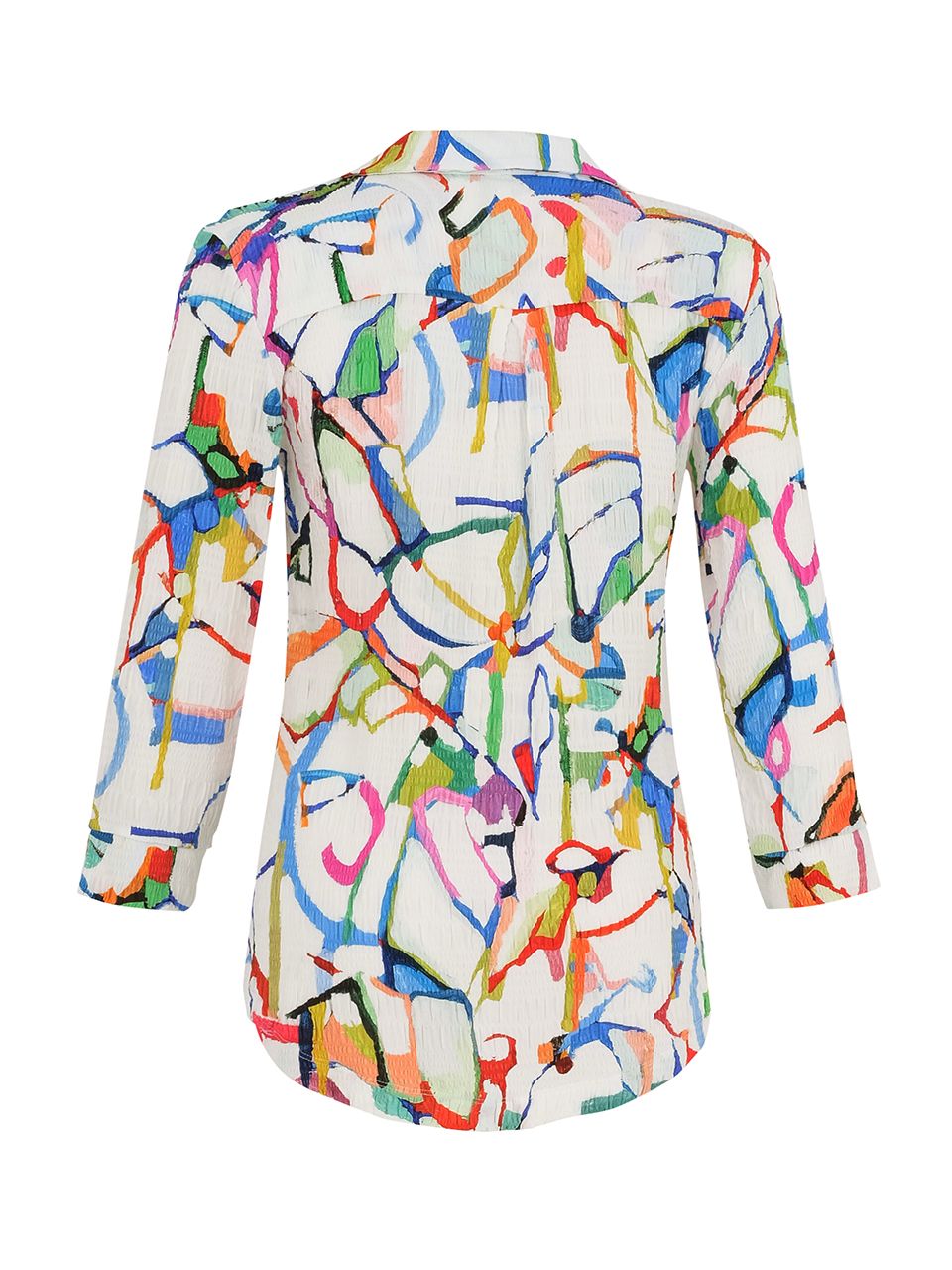 Woven Blouse 25644, Color: Multi, Size: S
