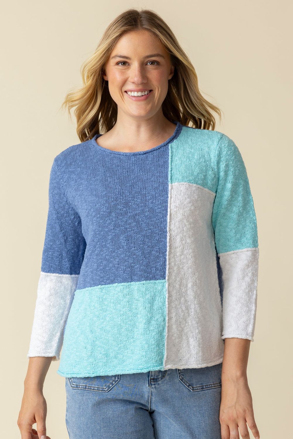 Colorblock Pullover H89514, Color: Dusk, Size: XS